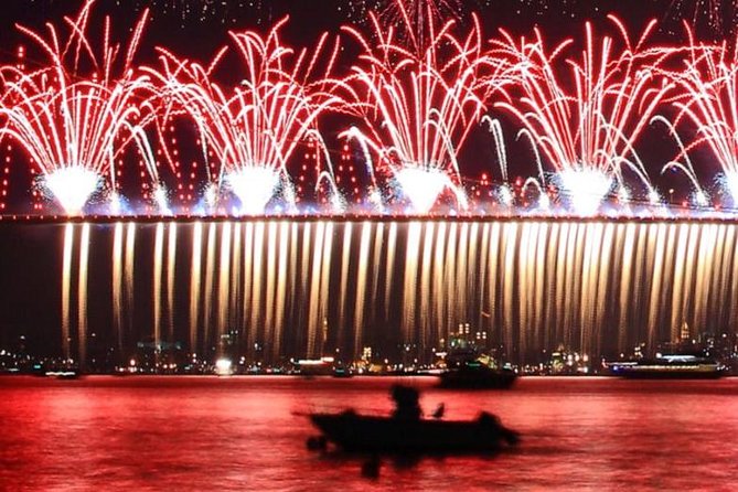Istanbul New Year Party Cruise trough Bosphorus - Scenic Views of Istanbul’s Nighttime Landmarks