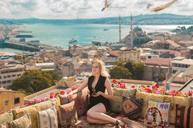Istanbul Rooftop Photoshoot with Flying Dress - Captivating Istanbul Rooftop Photoshoot with Flying Dress at an accessible price
