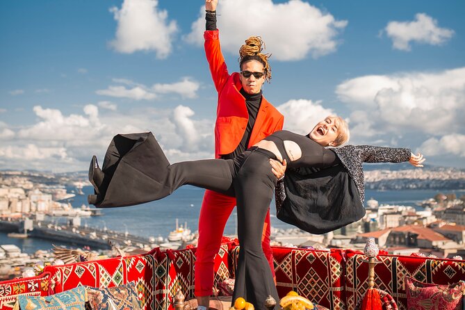 Istanbul Rooftop Photoshoot with Flying Dress - Weather Considerations and Bookings in Advance