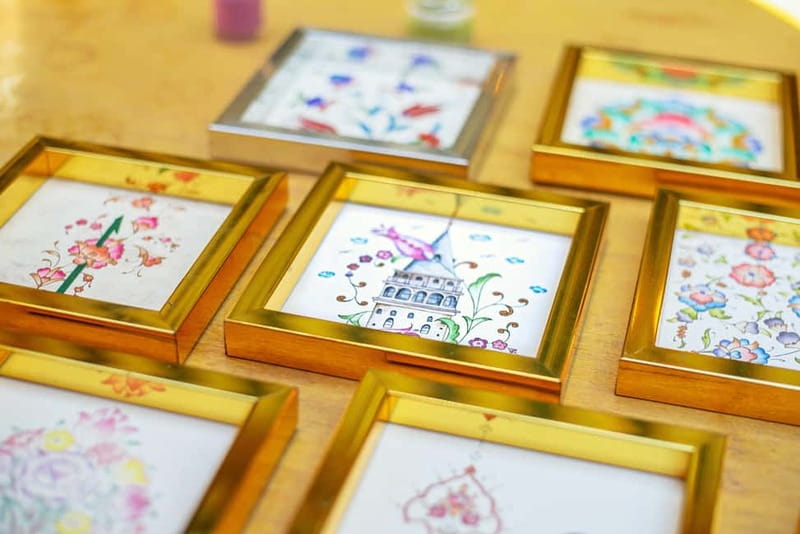Istanbul: Turkish Illumination Art Workshop w/ Snacks - Introduction to the Ottoman Art of Tezhip