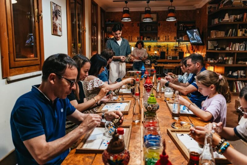 Istanbul: Turkish Mosaic Lamp Workshop with Drinks & Snacks - Learning the Art of Turkish Mosaic Lamps