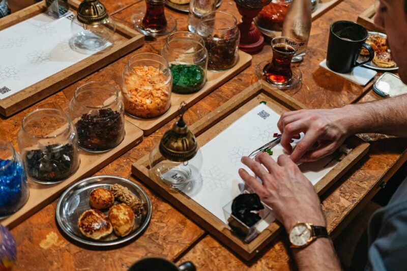 Istanbul: Turkish Mosaic Lamp Workshop with Drinks & Snacks - Enjoying Turkish Drinks and Snacks