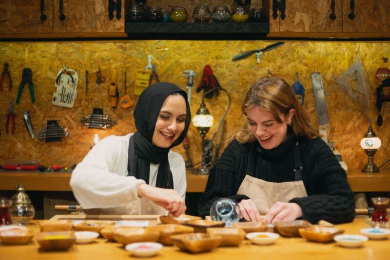 Istanbul: Turkish Mosaic Lamp Workshop with Drinks & Snacks - Accessibility and Group Size