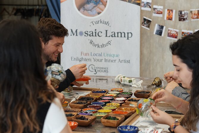 Istanbul: Turkish Mosaic Lamp Workshop with Turkish Delight - Create Your Own Turkish Mosaic Lamp in Istanbul for Just $34