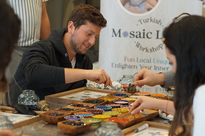 Istanbul: Turkish Mosaic Lamp Workshop with Turkish Delight - The Atmosphere and Hospitality During the Workshop