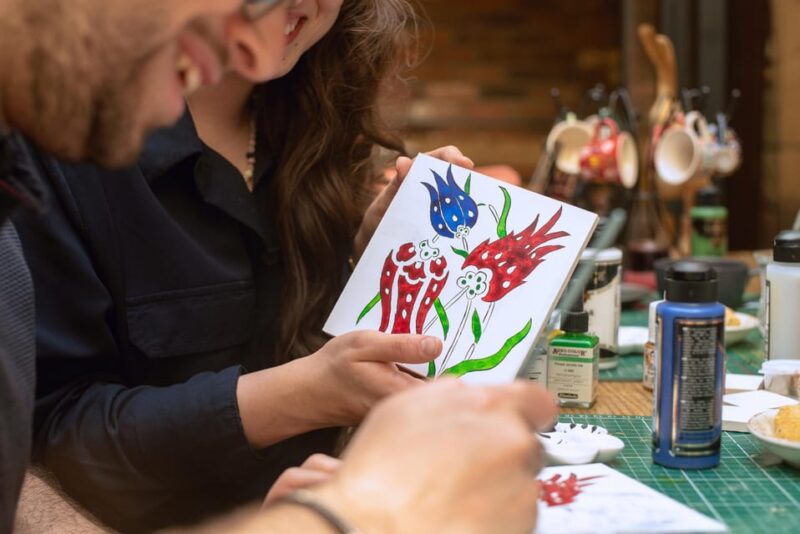 Istanbul: Turkish Tile - Ceramic Art Workshop - Making a Framed Tile: Your Artistic Creation to Take Home
