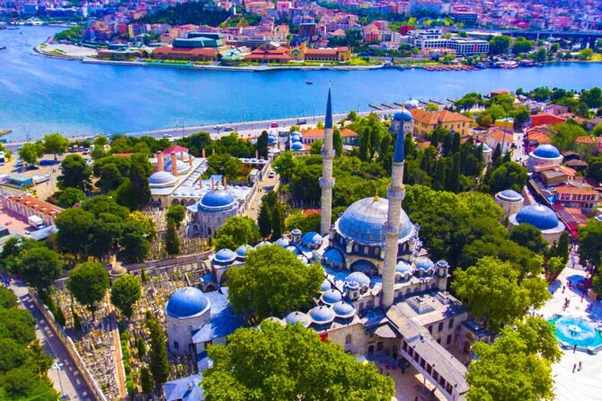 Istanbul Two Continents Tour by Bus & Boat - The Spiritual and Scenic Eyup Sultan Mosque