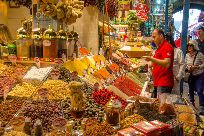 Istanbul Two Continents Tour by Bus & Boat - Walking Through the Spice Market