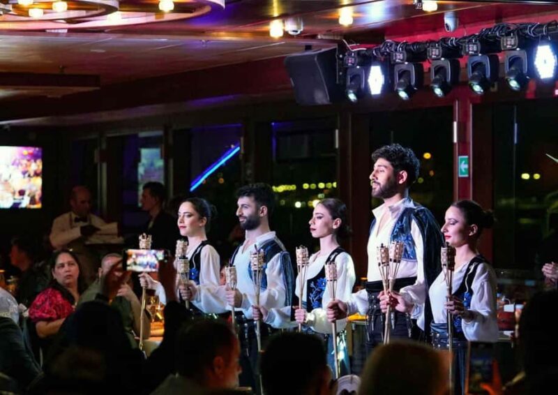 Istanbul:New Year's Eve Bosphorus Cruise with Dinner & Shows - Variety of Shows: Folk Dances, Belly Dance, and Santa Claus