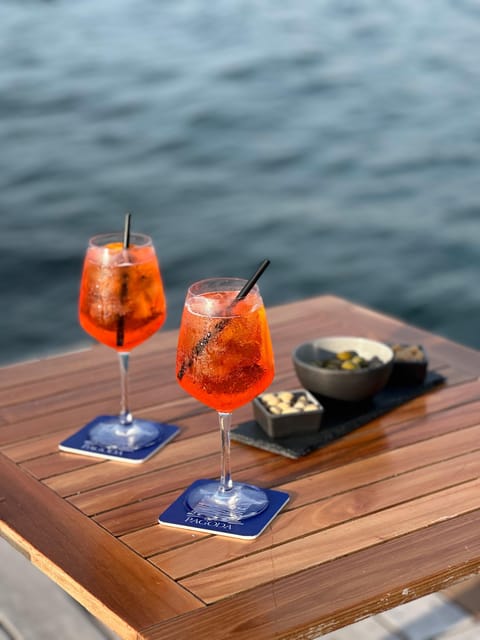 Italian aperitif at the sunset by the sea - A Private Seaside Aperitif with Unmatched Views