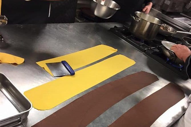 Italian Homemade Pasta Lesson In Florence - Enjoying Your Homemade Pasta in a Medieval Wine Cellar