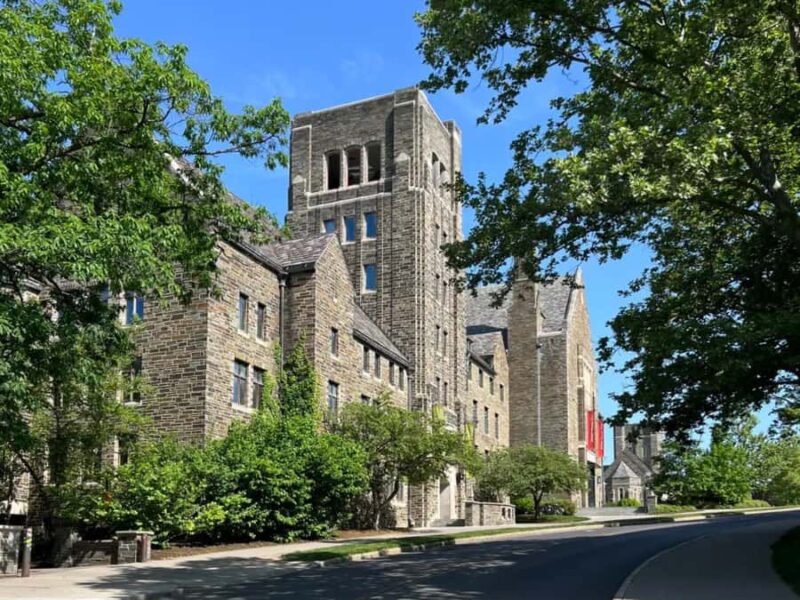 Ithaca: Cornell University Student-Led Campus Tour - The Significance of McGraw Tower and Its Daily Chimes