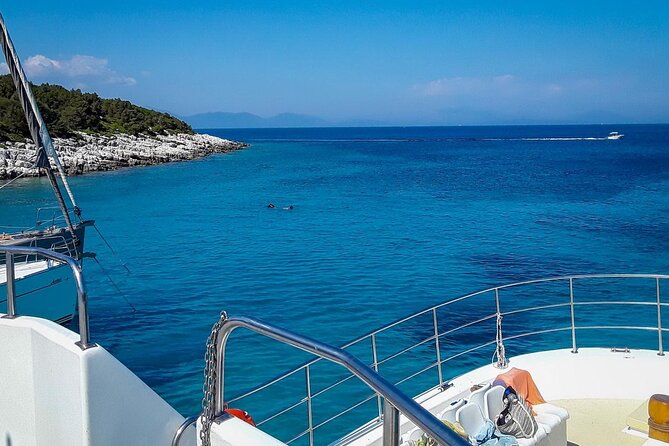 Ithaca Cruise from Agia Efimia Port with Bus Transfer - Ammoudi Beach: The Perfect End for a Relaxing Swim