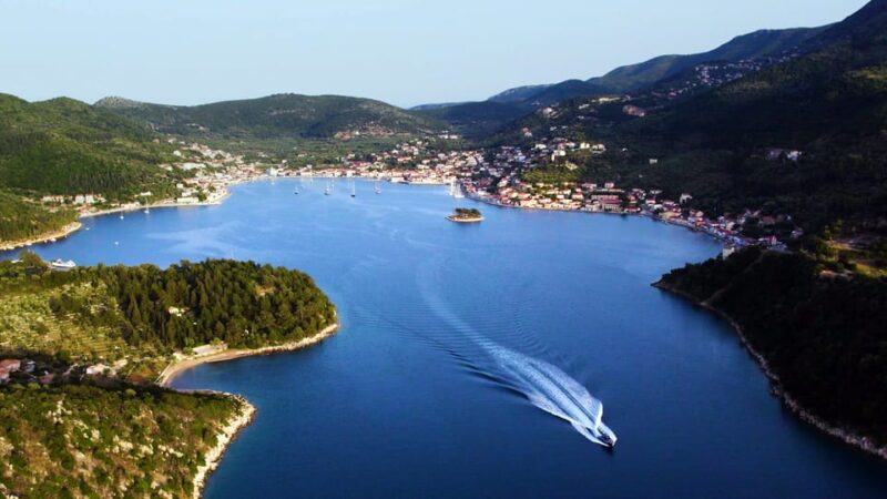 Ithaca Island Tour with Bus & Cruise with Swim Stops - Key Points