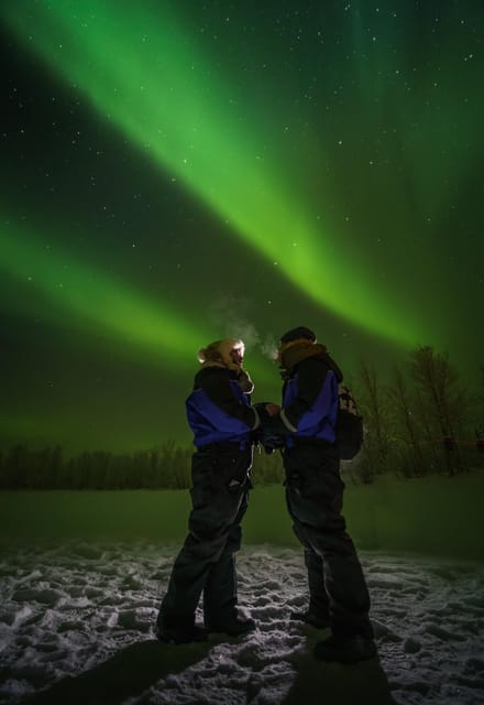 Ivalo: Lake Inari Northern Lights Tour w/ Reindeer & Dinner - Tasting a Homemade Finnish Dinner