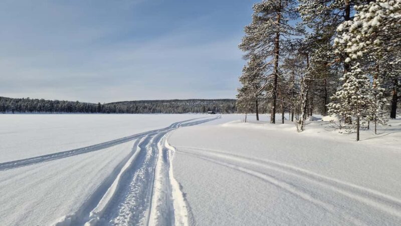Ivalo: Private Sleighride Tour and Fishing in the Wild - Making Fire and Cooking in the Wilderness