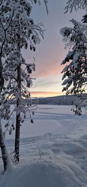 Ivalo: Private Sleighride Tour and Fishing in the Wild - Sightseeing and Moving Around the Lake