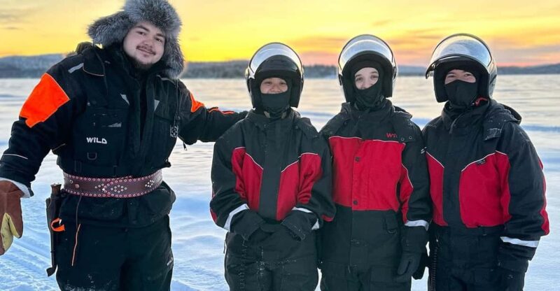 Ivalo: Snowmobile Safari, Meet and Feed Reindeers with Lunch - The Reindeer Encounter and Photo Opportunities