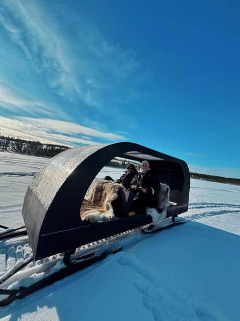 IVALO: Snowmobile Sled Ride to Wilderness - Visiting the Happy Huskies Kennel