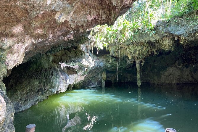 Jade Cavern ATV Tour in Cozumel with Beach Break with transfer - Exploring the Jade Cenote "Chempita"