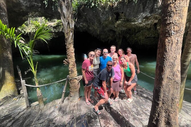 Jade Caverns and Mayan Village Cozumel ATV TOUR - Jade Cenote: Swimming, Cliff Jumping, and Geological Insights