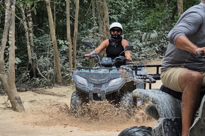 Jade Caverns and Mayan Village Cozumel ATV TOUR - Tequila Tasting at the End of the Tour