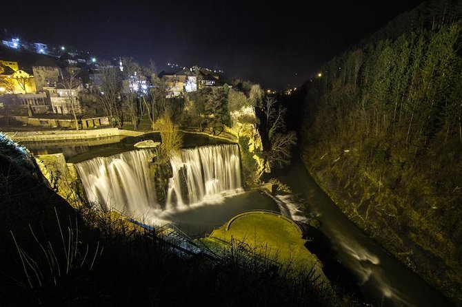 Jajce, Travnik and Pliva watermills - Day Tour from Sarajevo - Marveling at the Pliva Waterfall: Nature’s Spectacle