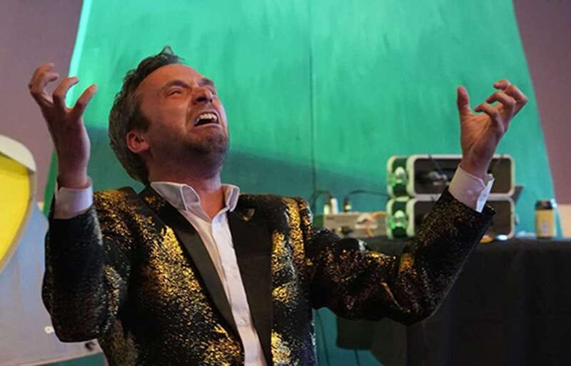 Jasper: "From Jasper with Love" Live Theater Show Ticket - The Scenic Patio and Pre-Show Experience