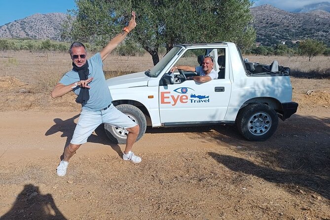 Jeep Safari 4x4 Crete real off road mountain tracks with Lunch from Hersonissos - Starting at Eye Travel for a Crete Mountain Adventure