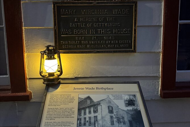 Jennie Wade Birthplace Ghost Hunt with Equipment in Gettysburg - Key Points