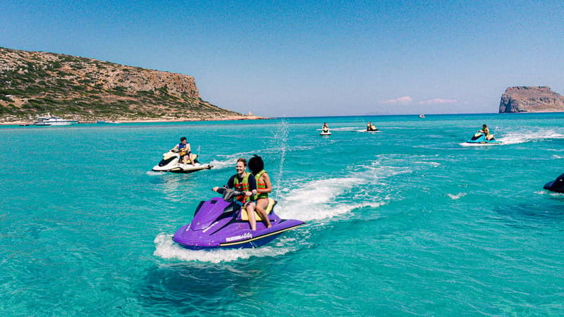 Jet Ski Safari to Sfinari Beach - The Return Journey to Falassarna Port