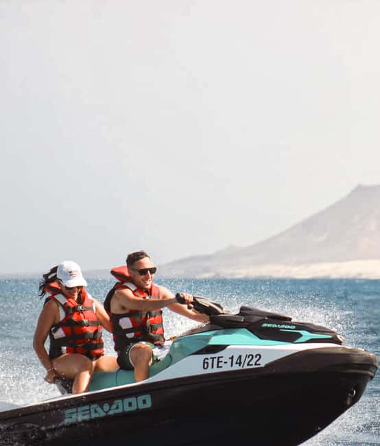 Jet Ski Tour Corralejo, Isla de Lobos - Exploring Isla de Lobos from the Water