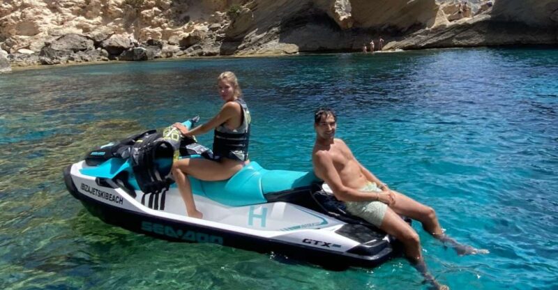 JET SKI TOUR to Atlantis From Sant Antony - IBIZA - Crossing the Balearic Waters Toward Atlantis