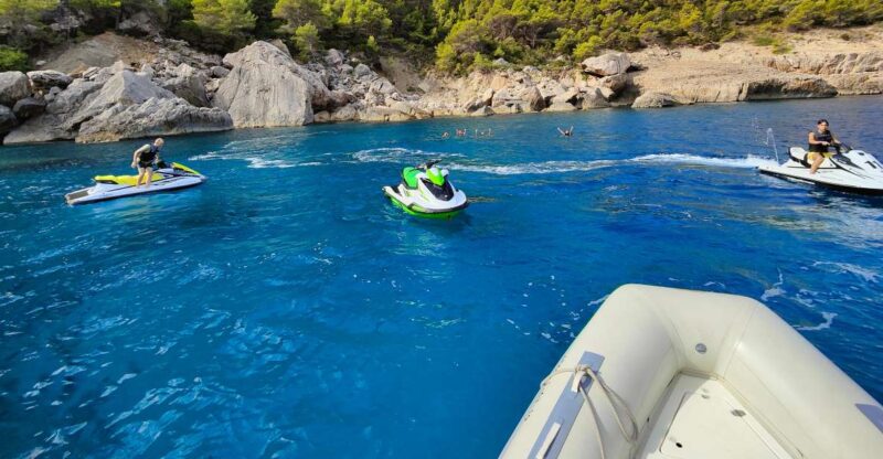 Jet Ski Tour to Cala Albarca from San Antonio - Group Size and Booking Flexibility