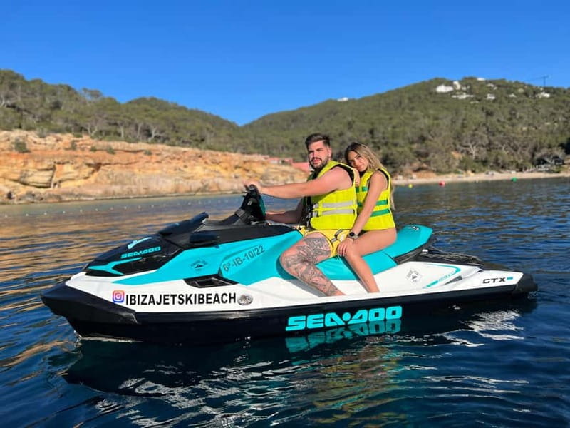 JET SKI TOUR TO Cala Salada FROM Puerto de San Antonio - Exploring Cala Salada by Jet Ski