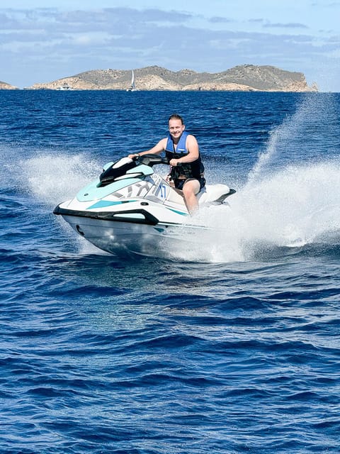 Jet Ski Trip to Cala Comte from San Antonio - Safety and Guidance on the Water