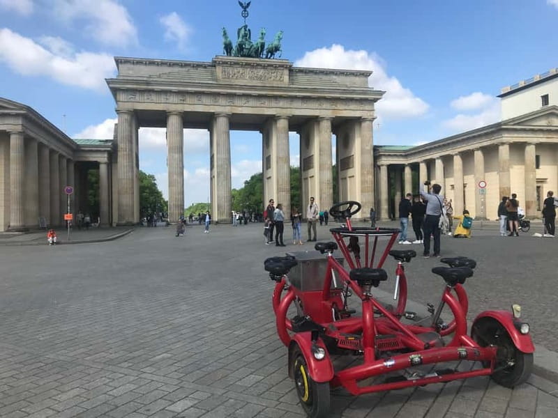 Jetbike Berlin fun bike beer bike - From Brandenburg Gate to the Berlin Wall Memorial