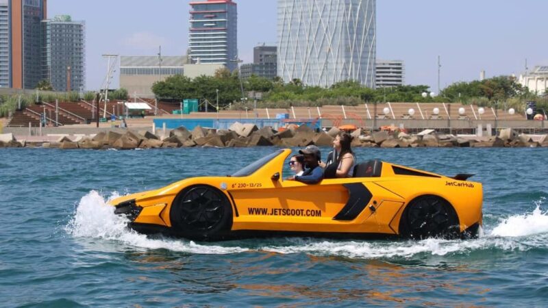 Jetcar: water car in Barcelona - Key Points