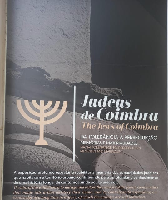 Jewish Coimbra Tour - Visiting the Monastery and Its Significance