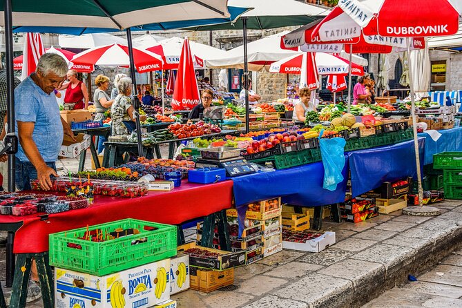 Journey Through History of Dubrovnik Private Old Town Tour - Exploring Gunduliceva Poljana Market and Local Crafts
