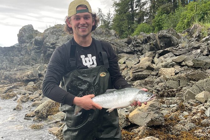 Juneau Shore Fishing Shuttle and Gear - Convenient Location at Downtown Juneau Start Point