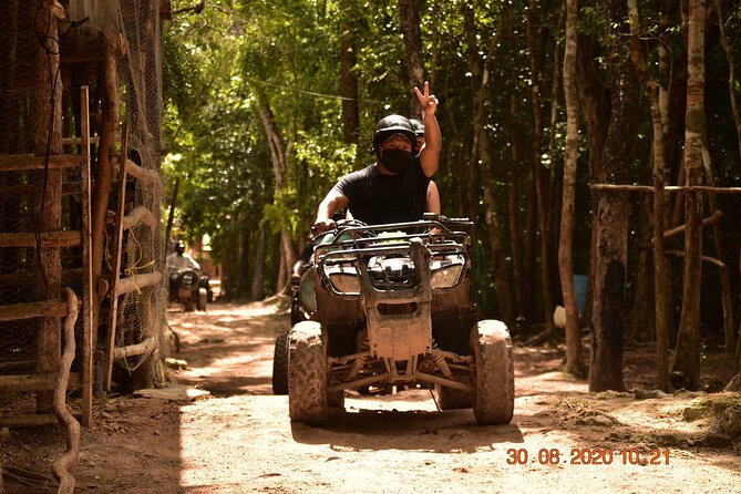 Jungle Adventure! ATV's (shared), Ziplining and Cenote Cancun & Playa Del Carmen - Included and Optional Extras