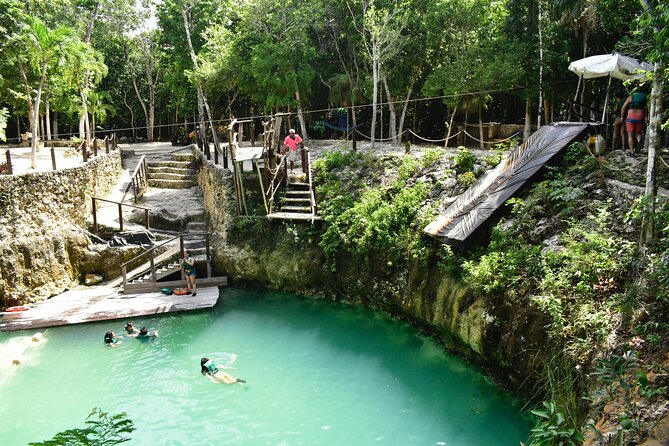 Jungle FUN ATV Zipline and Cenote Dive - Navigating the Jungle on an ATV Through Built Trails