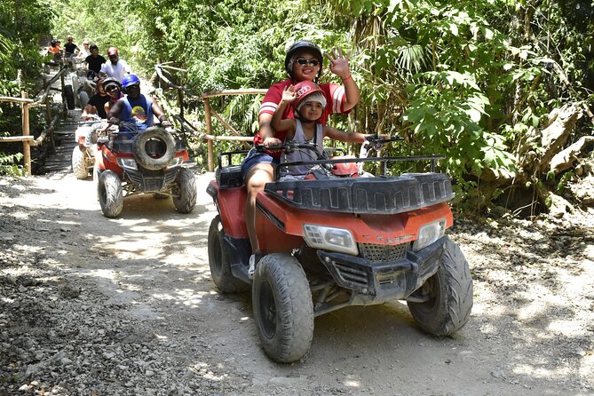 Jungle FUN ATV Zipline and Cenote Dive - Included Snacks, Drinks, and Local Flavors