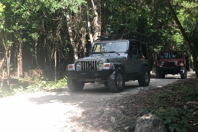 Jungle Jeep Adventure to Mayan Caves, Cenote and Snorkel - Visiting Jade Cenote and Exploring the Caves