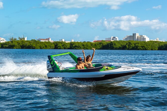 Jungle Tour adventure Cancun Speed Boat Through Mangrove - Key Points