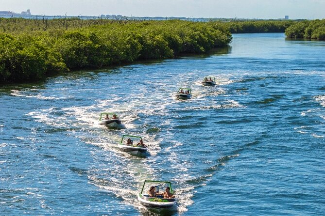 Jungle Tour adventure Cancun Speed Boat Through Mangrove - The Speed Boost and Marine Park Surcharge