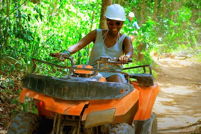 Jungle Zipline, SingleATV, and Cenote Kingdom Swim from Cancun - Key Points