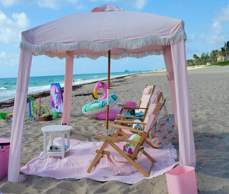 Juno Beach: All-Inclusive Beach Day Cabana Rental - How Coastal Cabana Club Sets Up Your Juno Beach Cabana