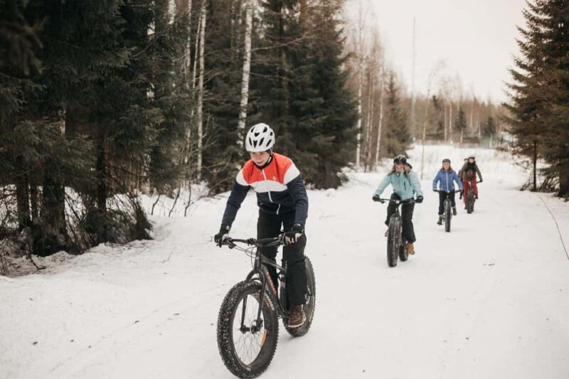 Jyvaskyla: Fatbiking Tour in a Finnish Wintry Forest - Navigating the Snowy Forest Trails